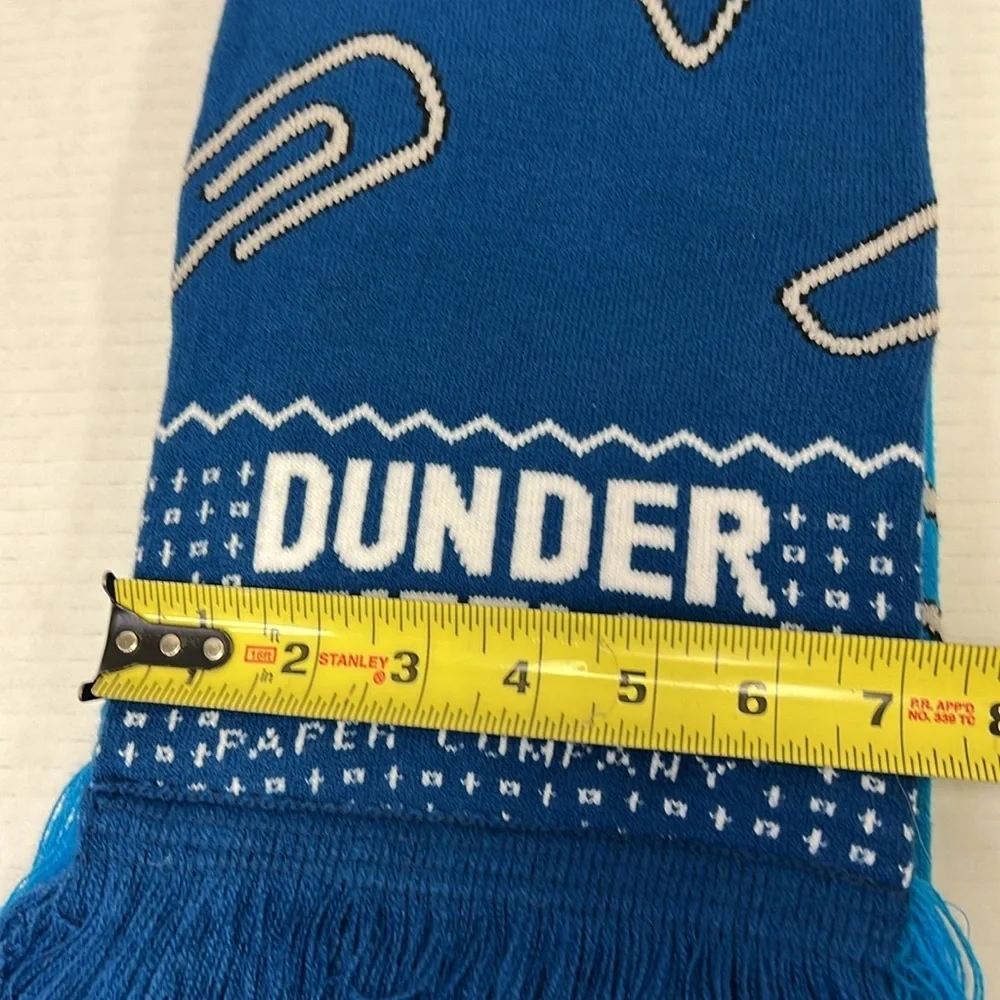 NEW NBC The Office Dunder Mifflin Reversible Unisex Scarf